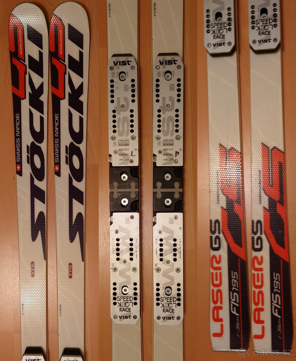 Lyže Stöckli Laser GS FIS 195 CM, R 35 M