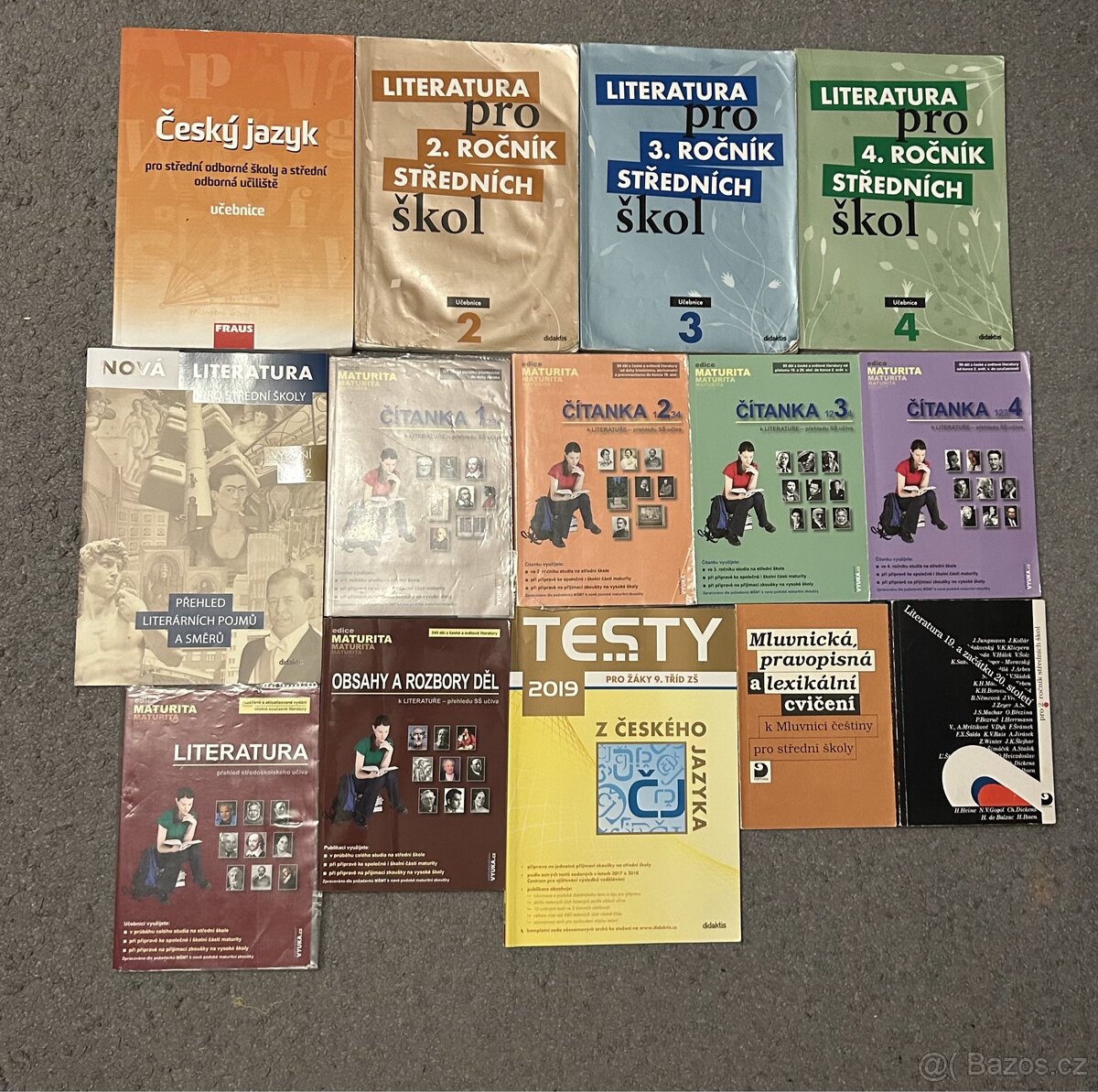 Ucebnice, citanky, maturita