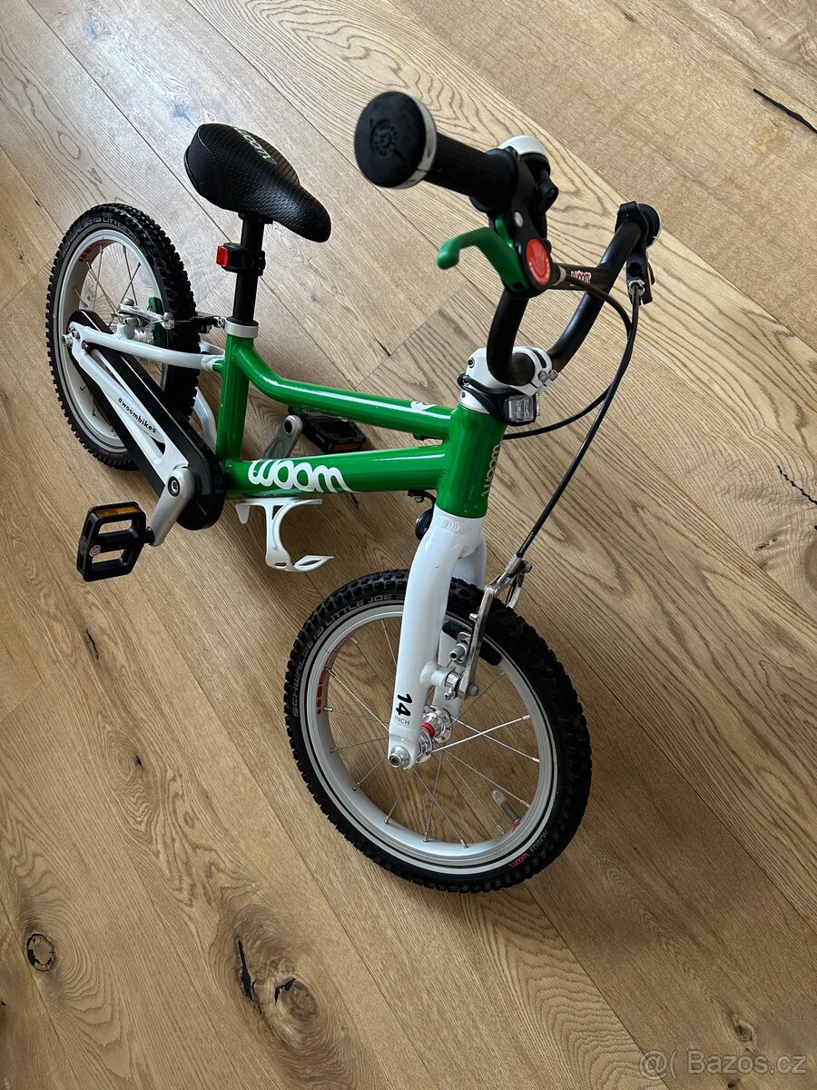 Dětské kolo woom 2- 14” s helmou woom S