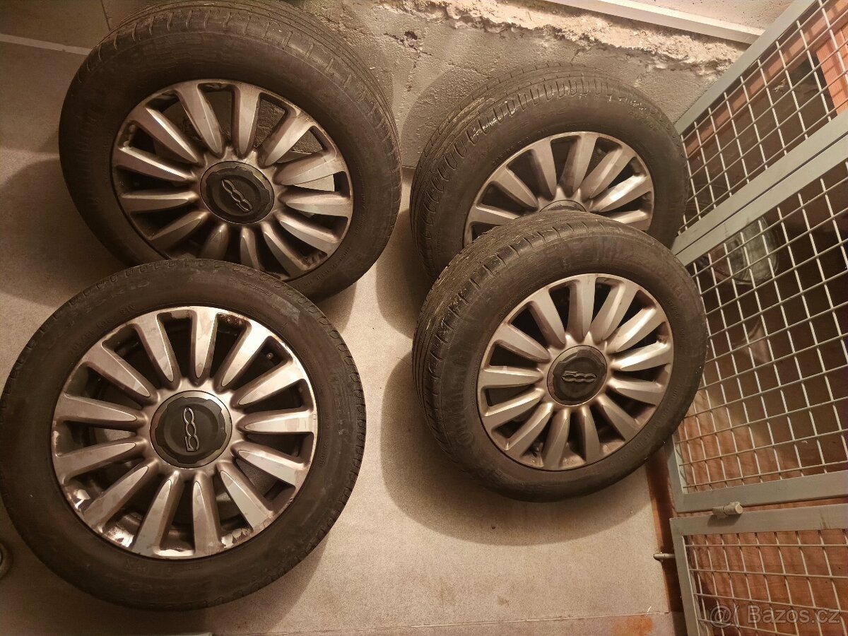 Elektrony FIAT 500 + letní pneu
