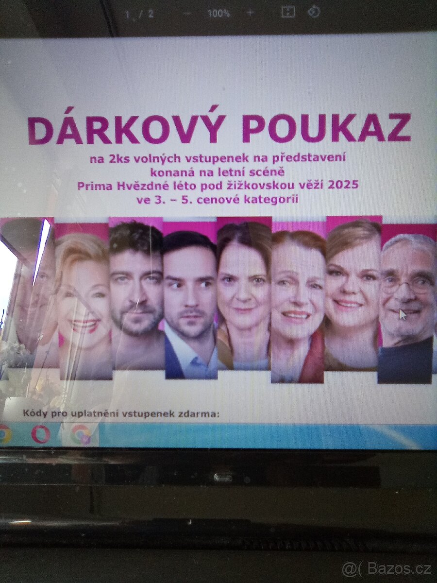 Dárkový poukaz do Divadla Kalich
