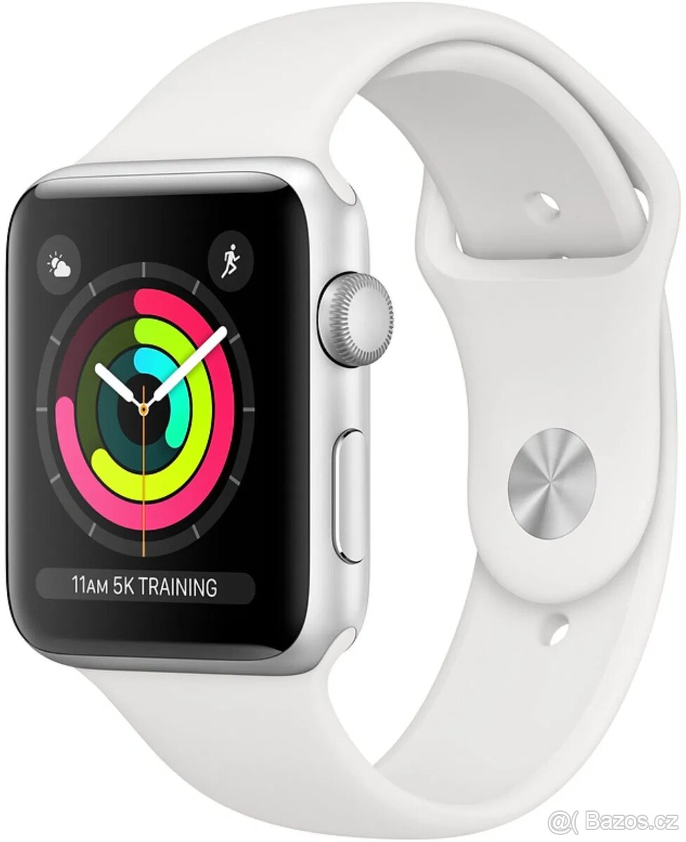 Apple Watch Series 3 GPS, hliník, 42 mm (3. generace)