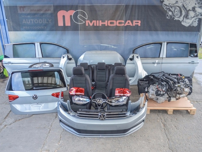 VW TOURAN 5TA 2016- 1.5 TSI 110 KW náhradní díly