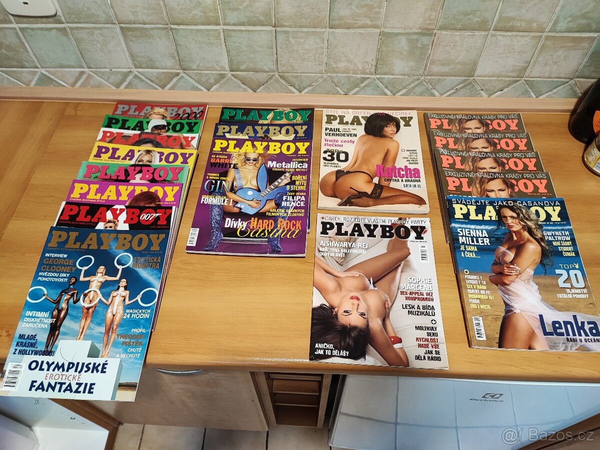 Časopisy Playboy, Penthouse, Look