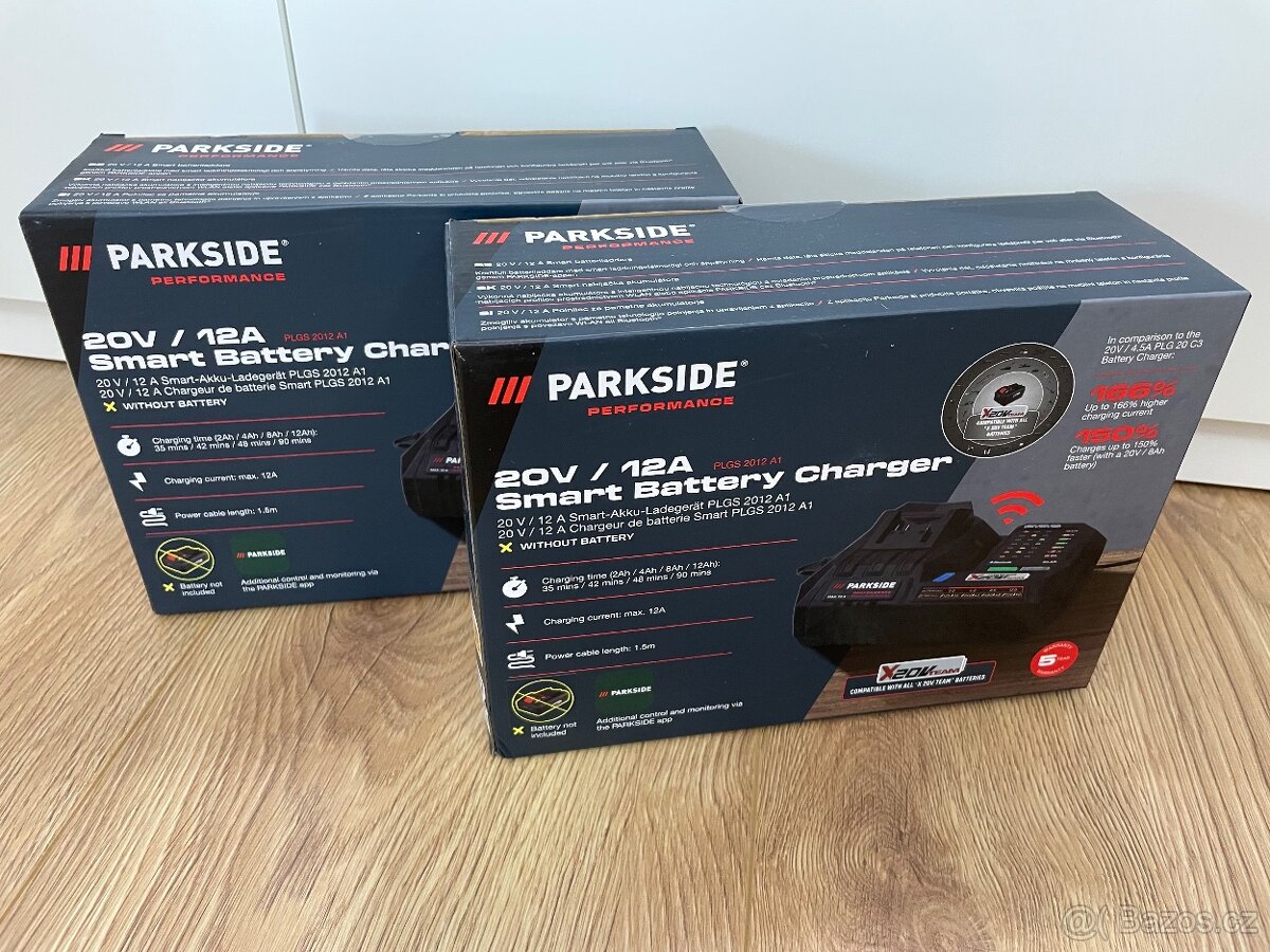Parkside Smart nabíječka 20 V / 12 A PLGS 2012 A - Nova