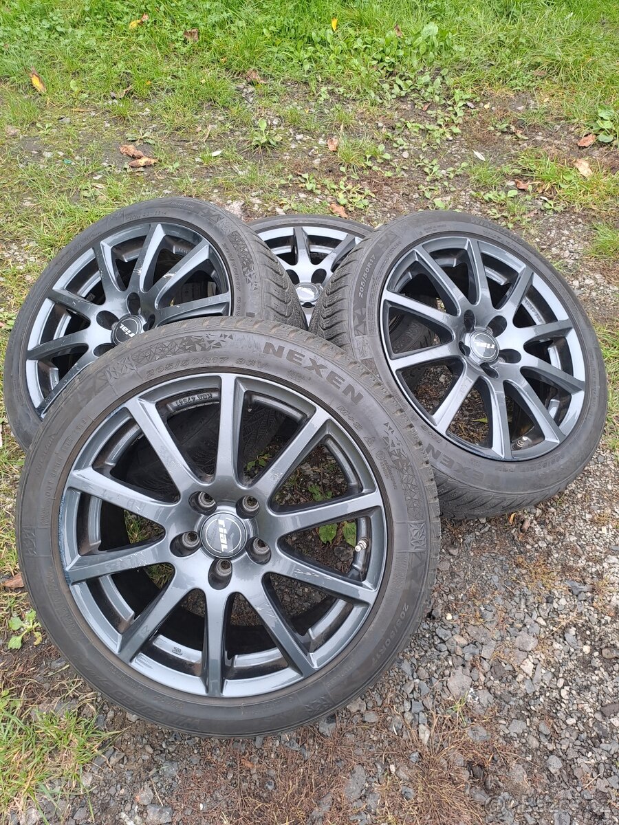Alu kola 5x112 VW, Škoda, Audi, Seat 205/50 R17