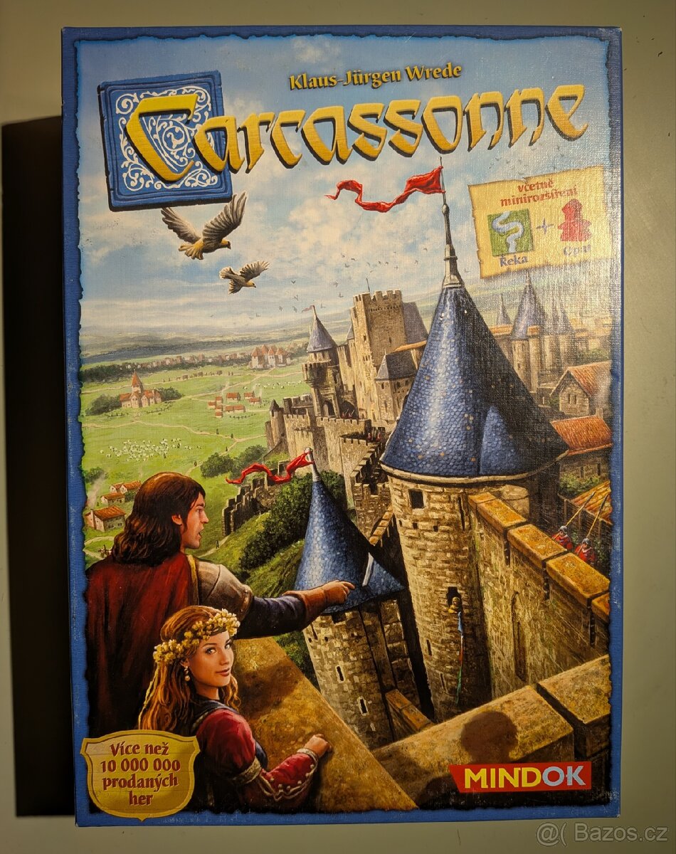 Desková hra Carcassonne + 6 rozšíření