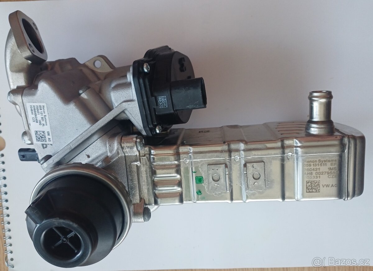EGR s chladičem Audi 059131501AL,059131511EF nový