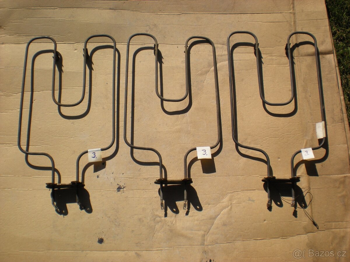 Topná tělesa do pečící trouby