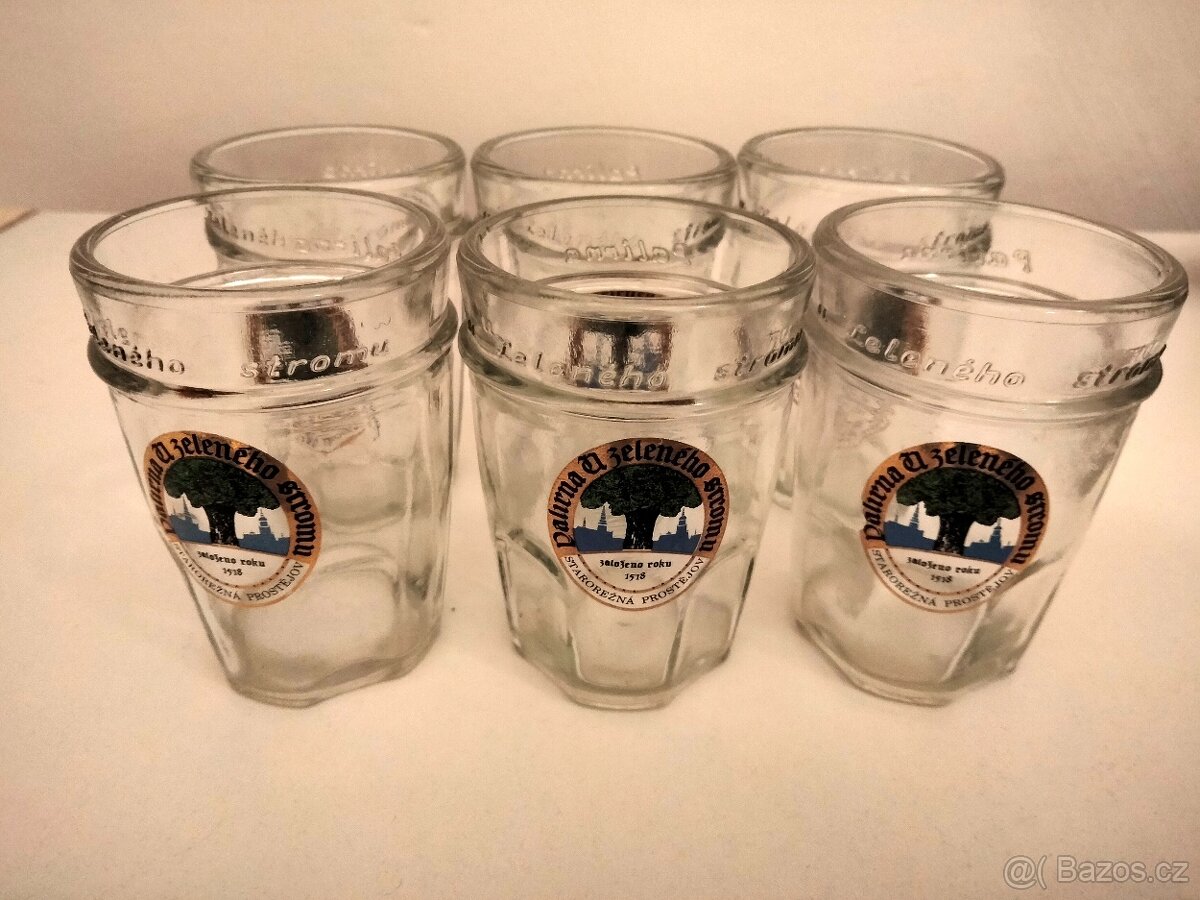 Skleničky na alkohol 0,05 L Palírna u zeleného stromu