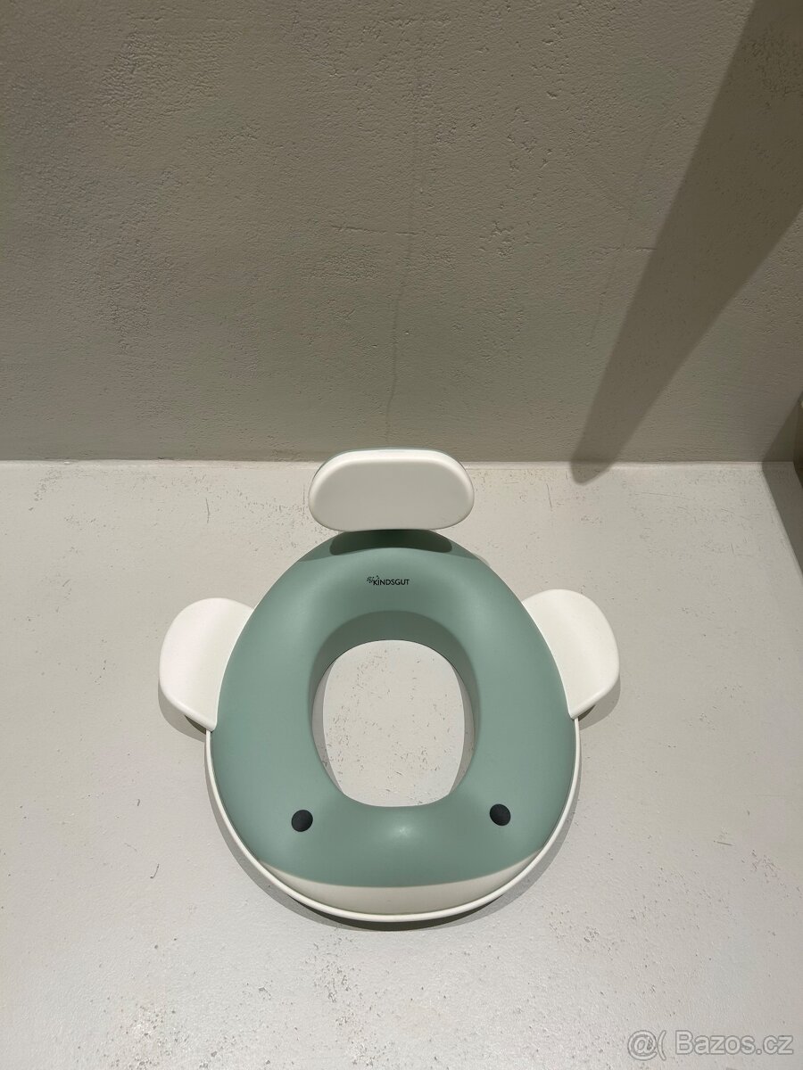 Detske WC sedatko Kindsgut zelena velryba