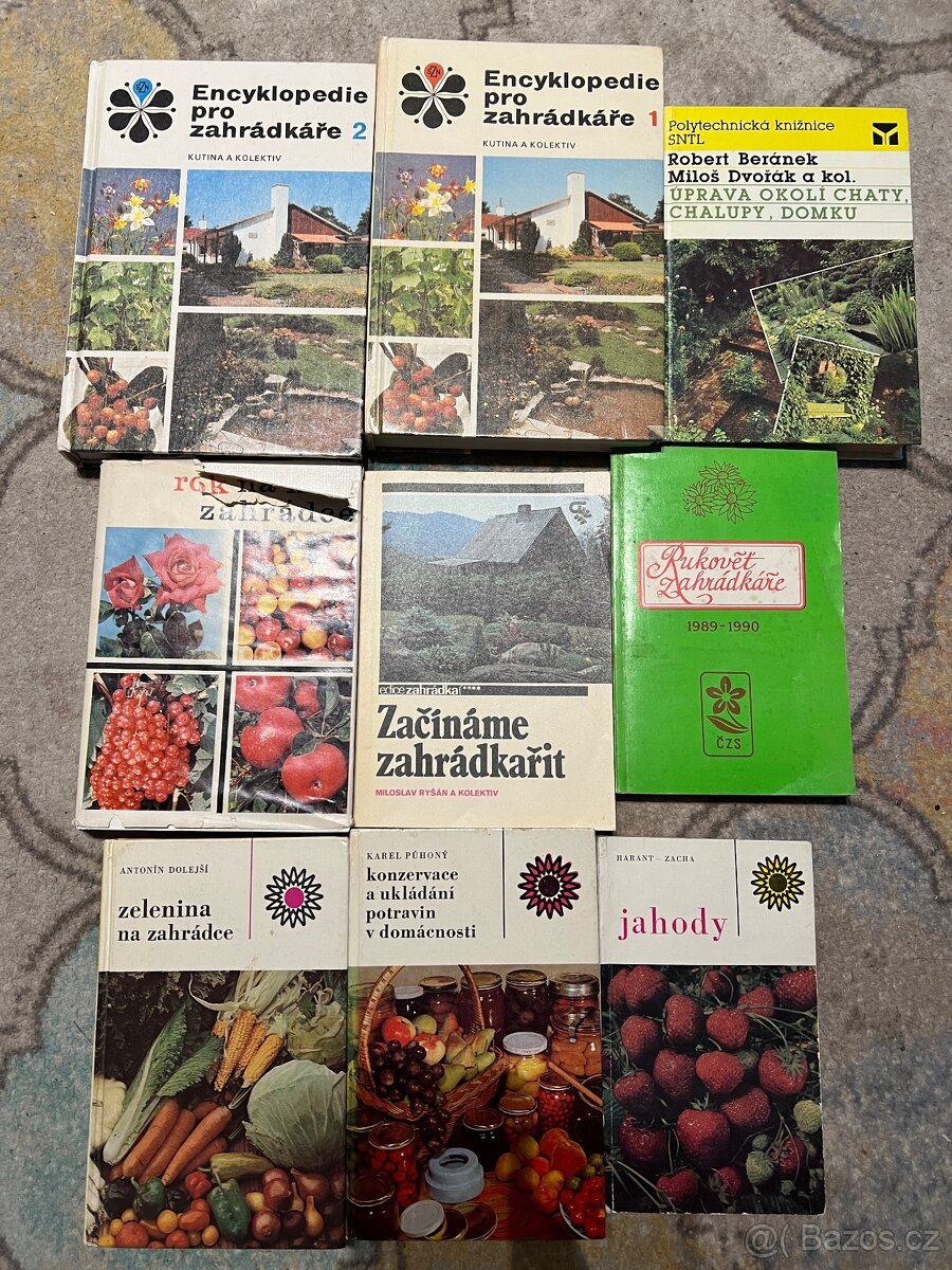 Encyklopedie a knihy o zahrade, pro kutily