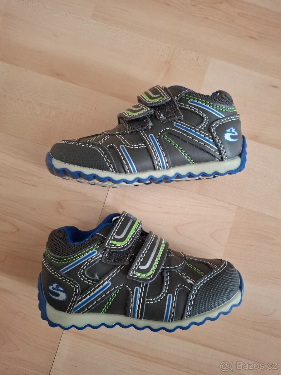 Dětské tenisky botičky Skechers modré velikost 22