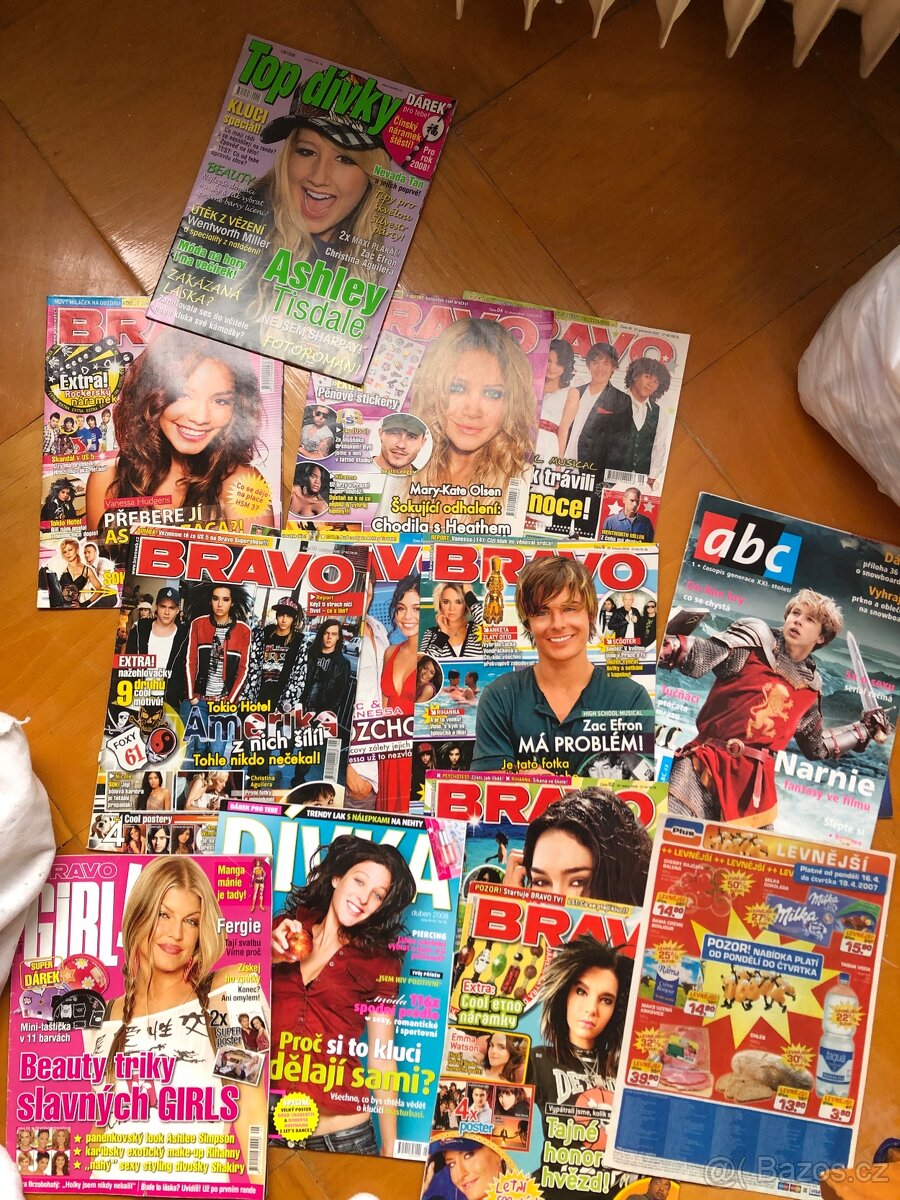 časopisy bravo girl a divka