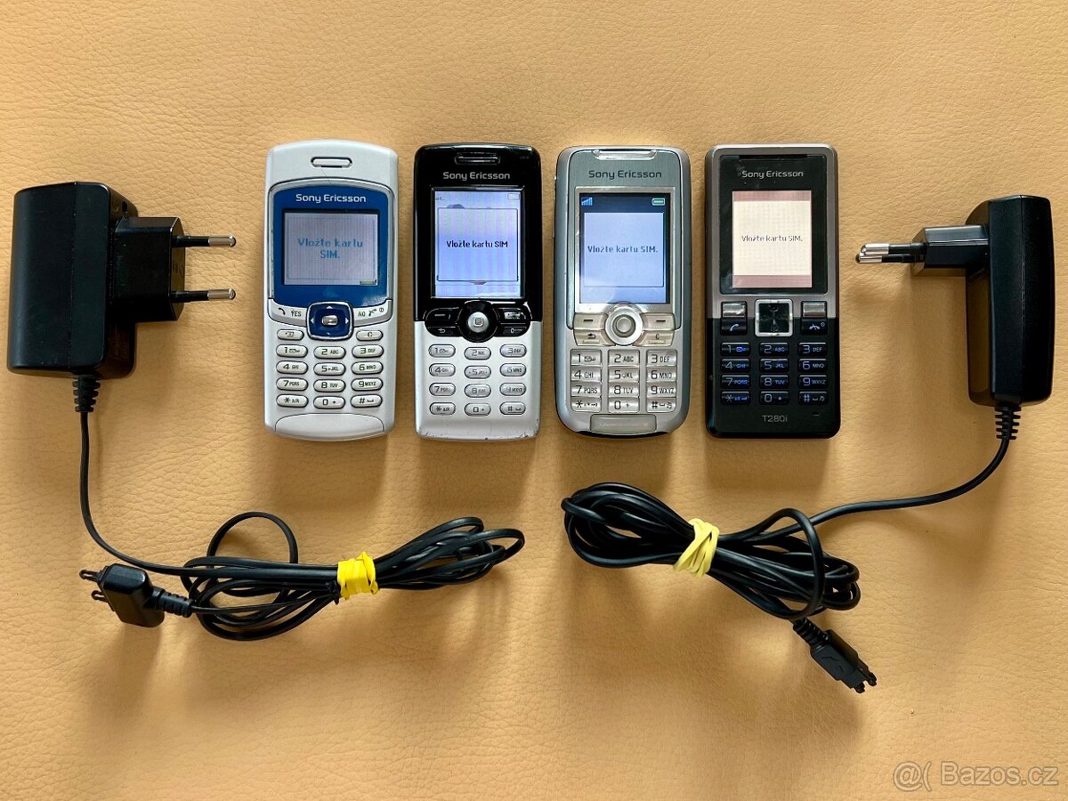 Sony Ericsson T230, T610, K700i a T280i