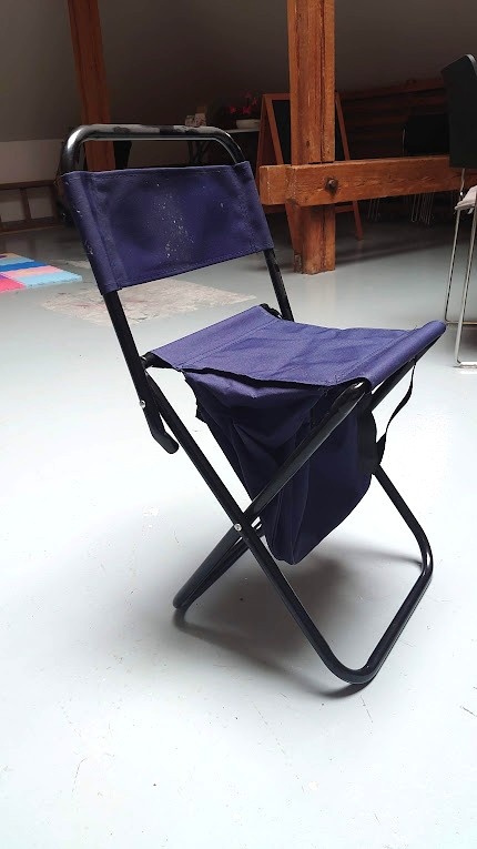 Skládací stolička textilní