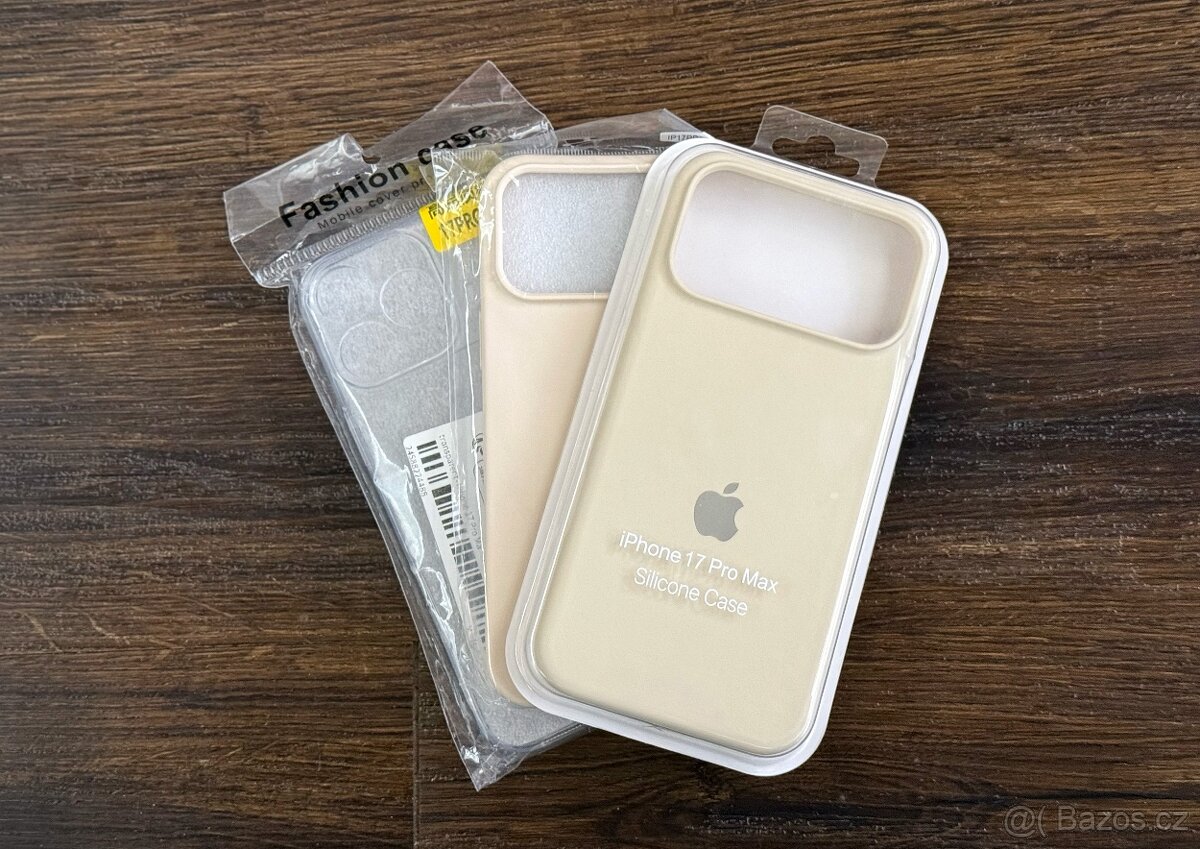 3x obal / kryt pro Apple iPhone 17 Pro Max