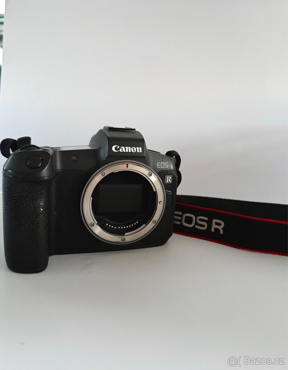 Canon eos R + příslušenství, objektivy