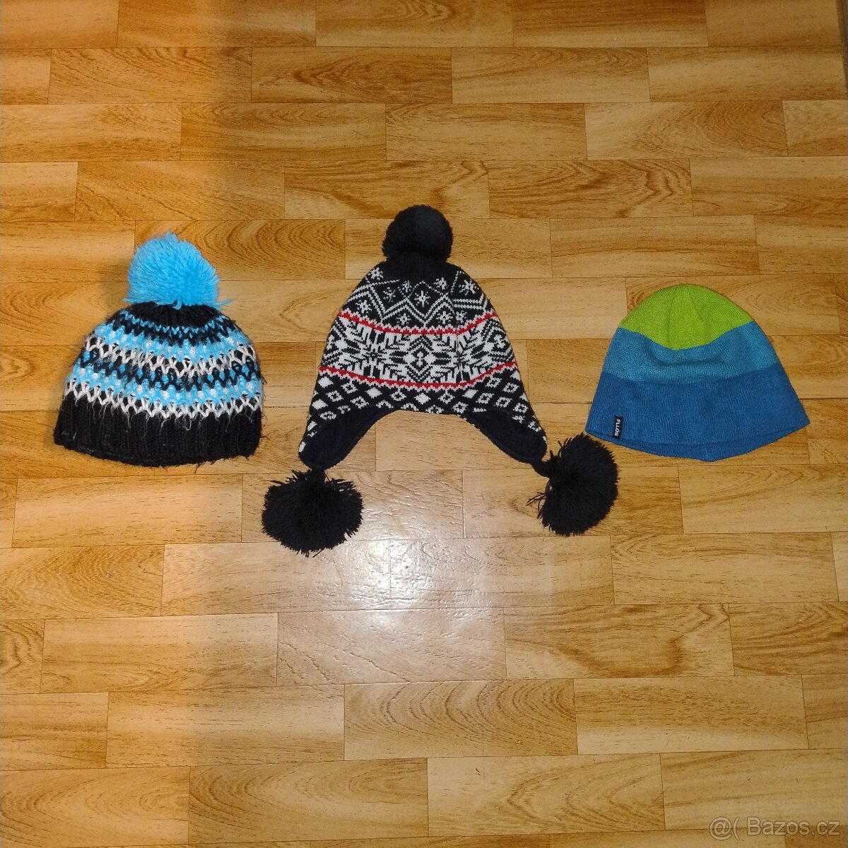 3 čepice pro kluka