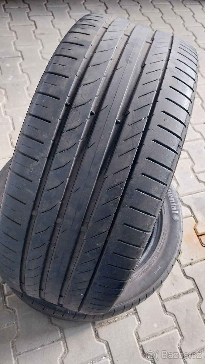 Prodám 2 x letní pneu Continental 255/45/19