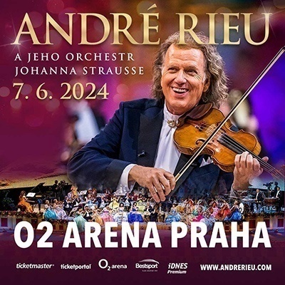 André Rieu O2 Aréna Praha - TOP vstupenky 7.6.2024