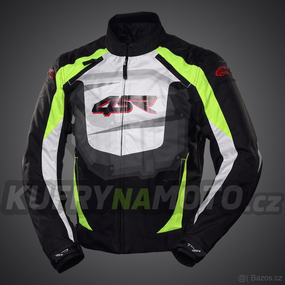 Moto 4SR bunda Stunts Neon velikost 48 textilní
