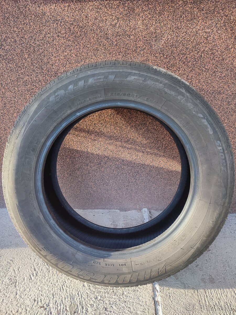 letní pneu bridgestone dueler 215/60 R17