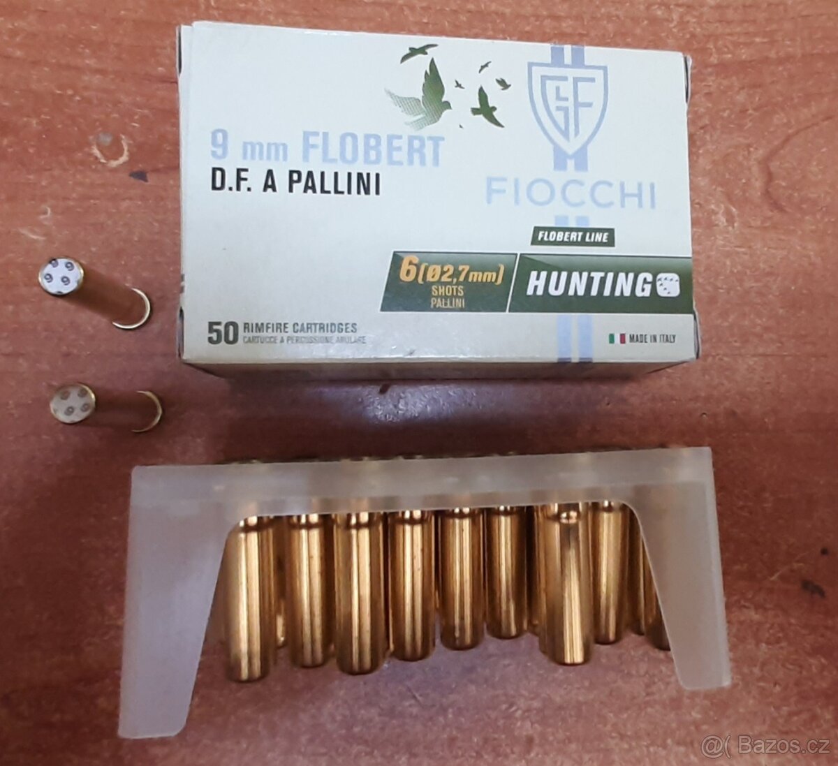 Náboje 9mm Flobert brokové Fiocchi 50ks