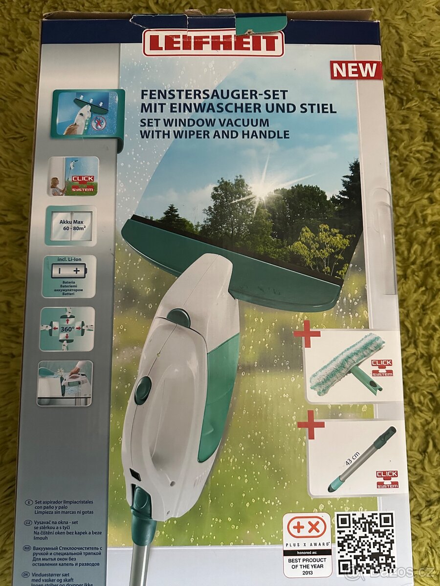 Vysavač na okna Leifheit