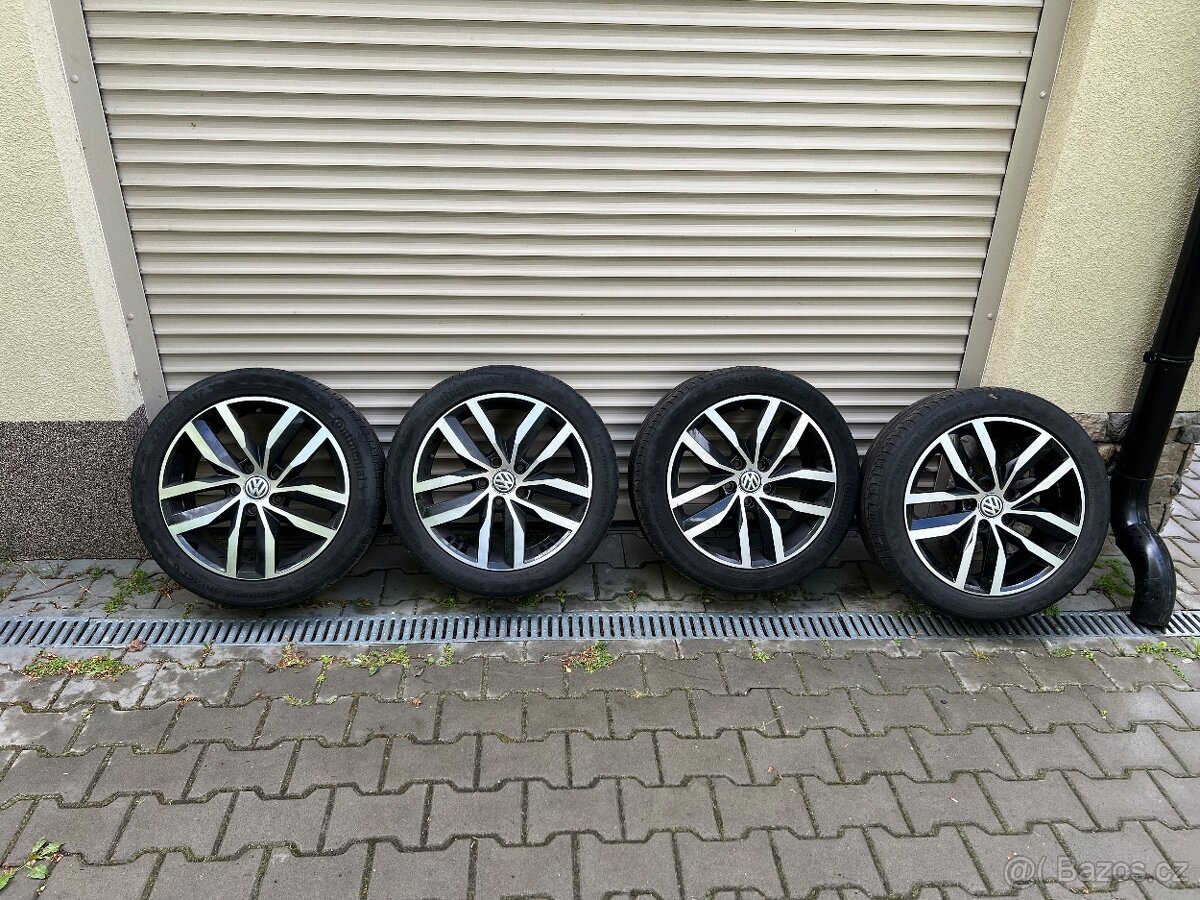 ALU kola VW Madrid R17 5x112 + letní pneu 225/45