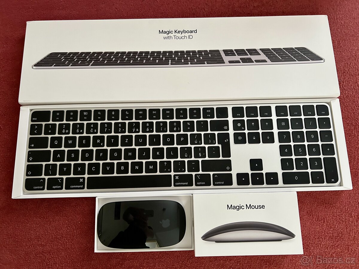 Apple Magic bezdrátová klávesnice CZ + Apple Magic Mazdě