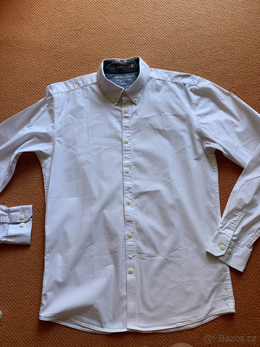pánská bílá košile zn. Jack&Jones - vel. L