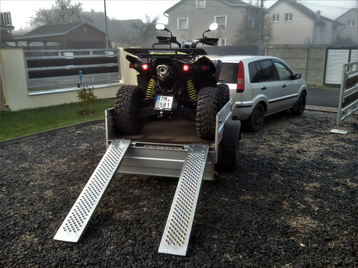 Nájezdové rampy, nájezdy sada 2 ks, 400kg, 150cm