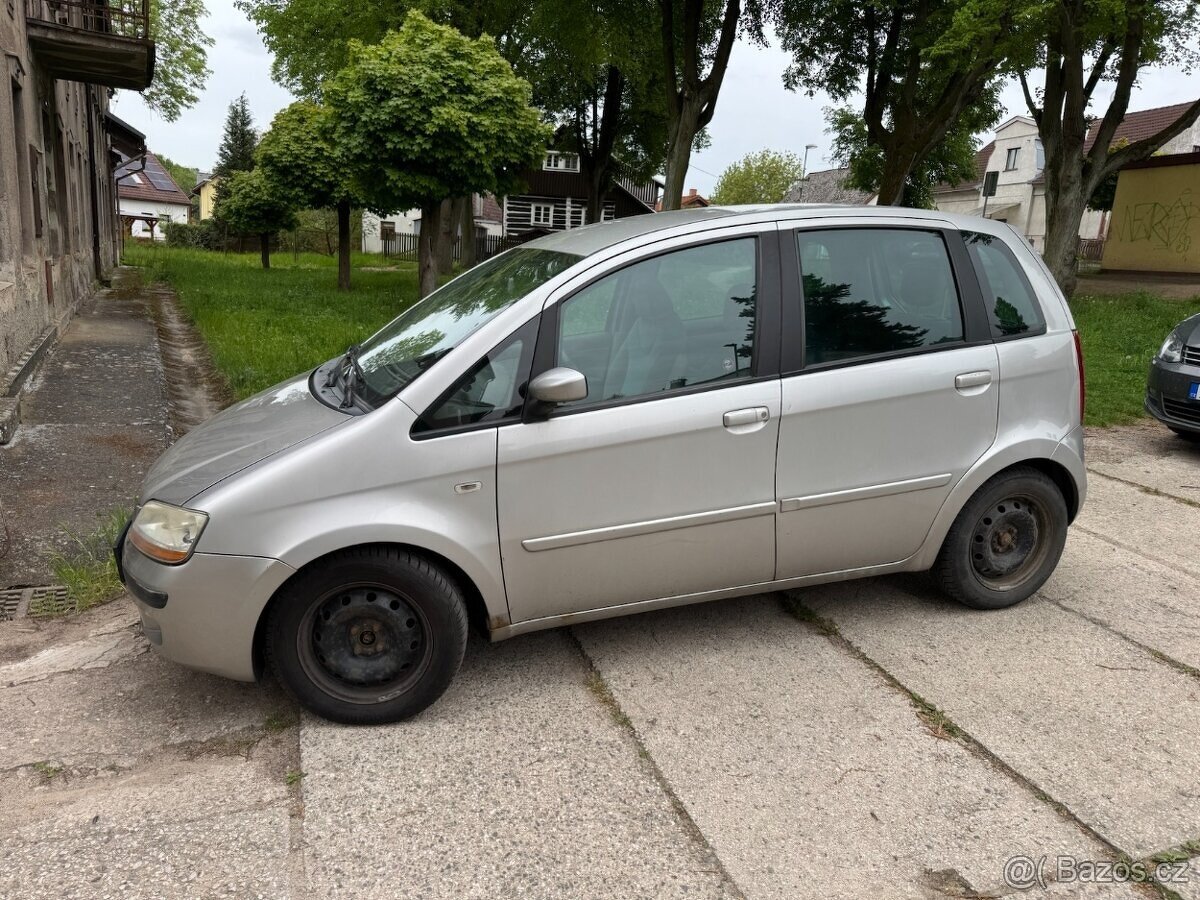 Fiat Idea 1.4 70kW, dual klima, park senzory, 2006, nová STK