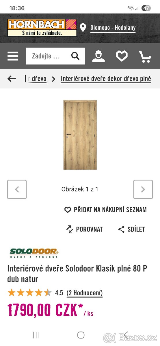 Interierové dveře solodor