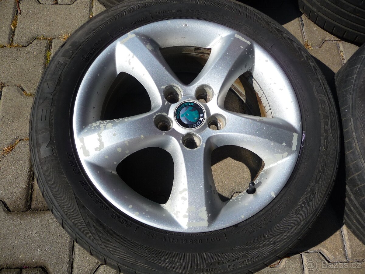 SADA ALU KOL ŠKODA ANTARES 5x100 ,FÁBIA I,II, ROOMSTER