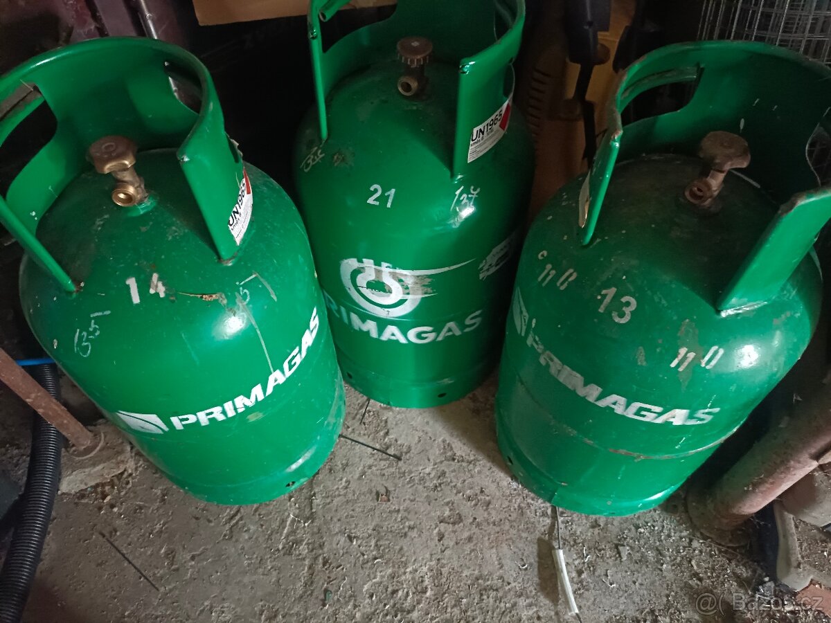 Prodám plynovou bombu (tlakovou láhev) 10 kg