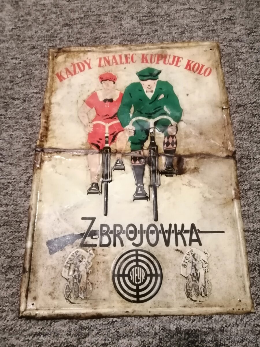 Reklamní cedule Zbrojovka