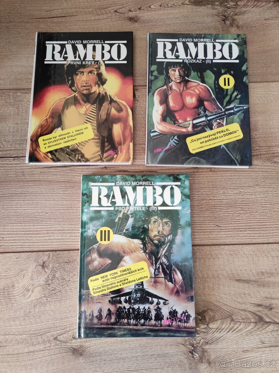 Knihy Rambo 1 - 3
