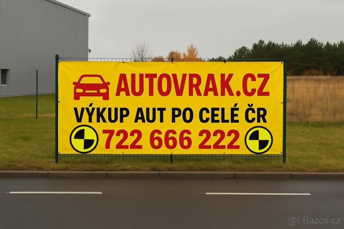 Vhodné místo na plachtu - likvidace aut