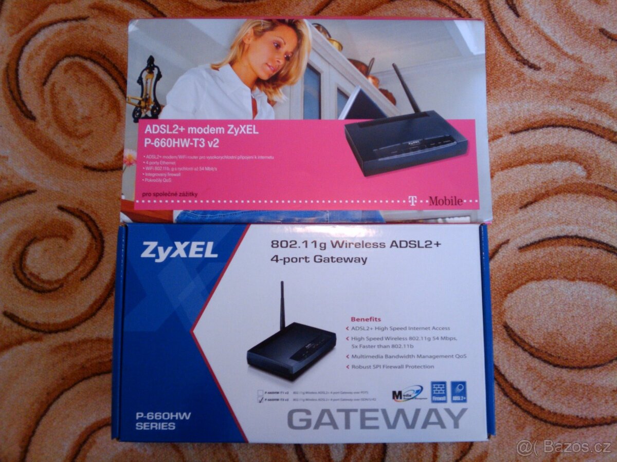Modem Zyxel Prestige P-660HW-T3  V2