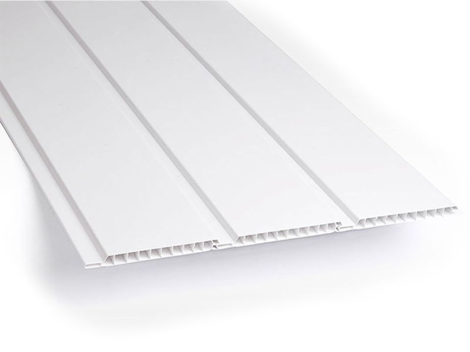 Plastová palubka bílá P100 délka 6 metrů šířka 10 cm 35 ks