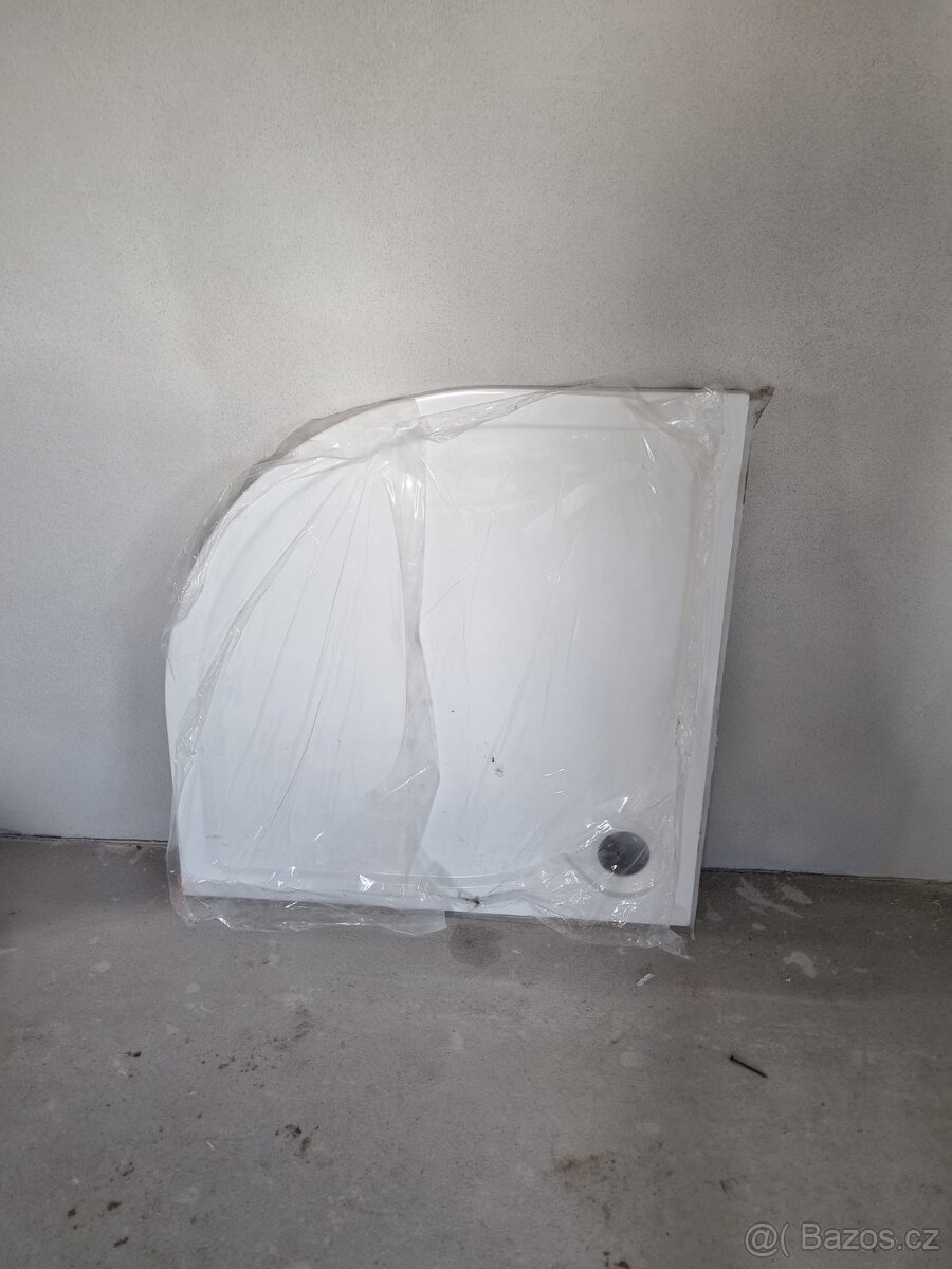 sprchová vanička 90x90 EBS, litý mramor