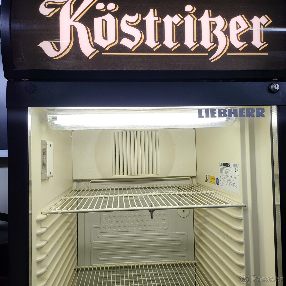 prosklená lednice, gastro vitrína Liebherr, 421L, dovoz