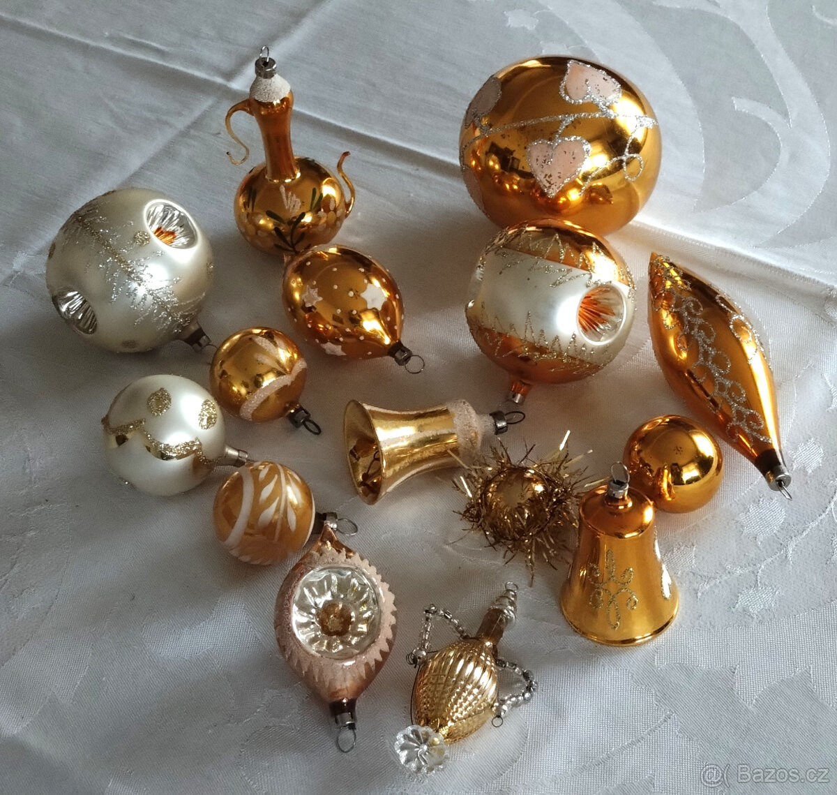 rezerv. vánoční ozdoby 70. a 80. léta – 15 ks