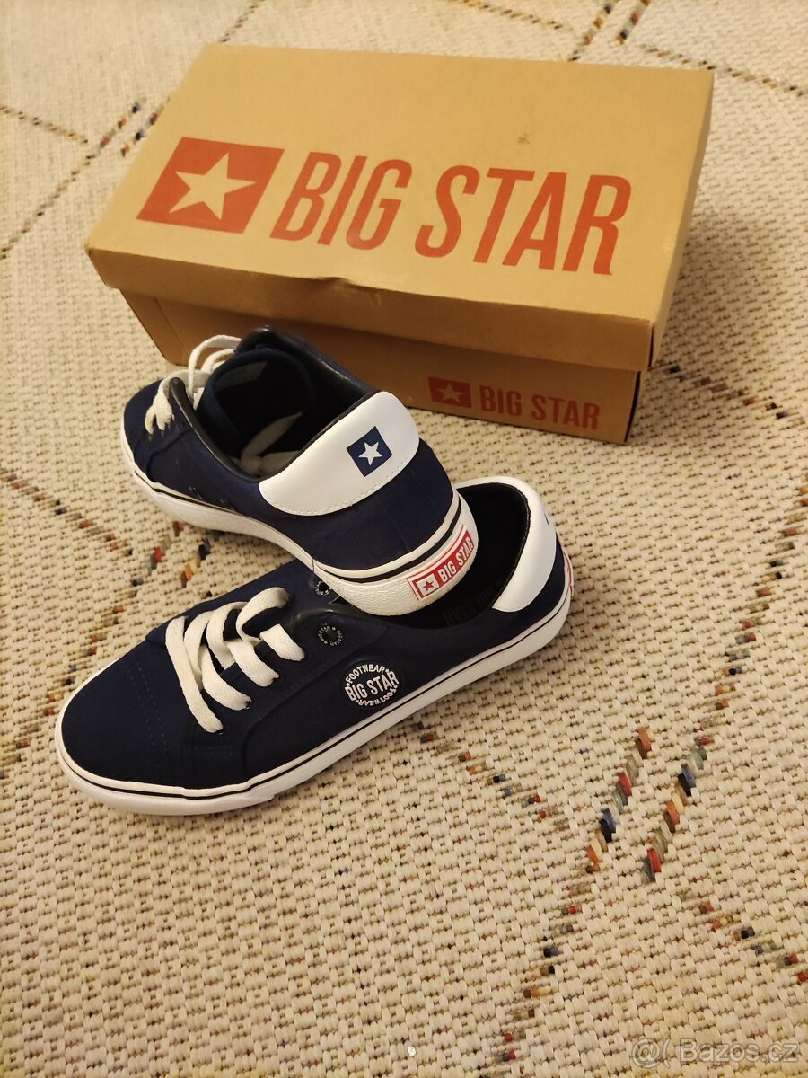 Plátěné tenisky vel. 37, BIG STAR