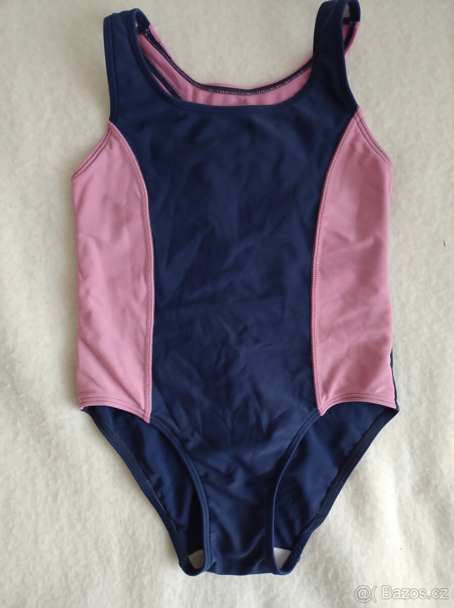 1) plavky růžové modré