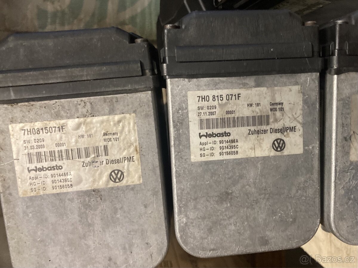 Teplovodní topení VW-7H0815071F