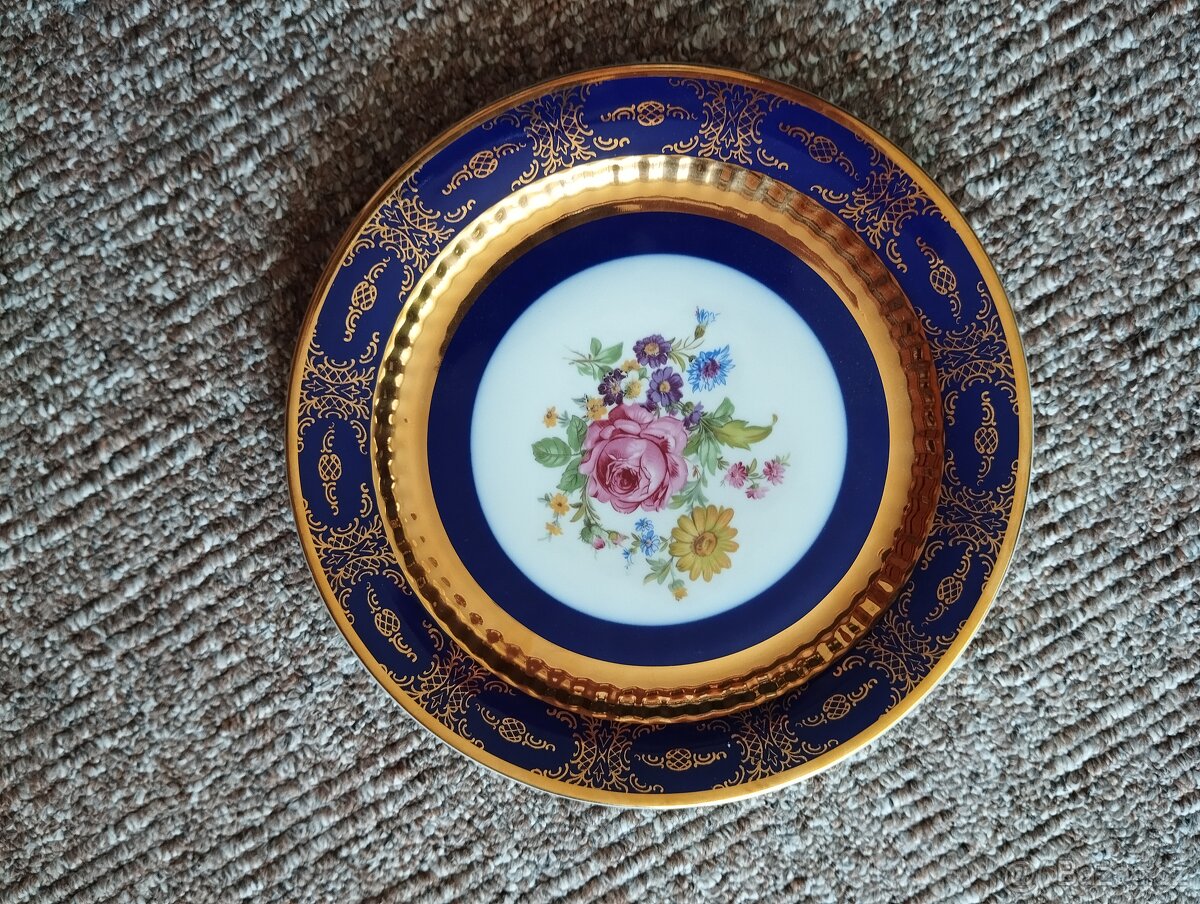 Talíř kobalt, Carlsbad, Czechoslovakia