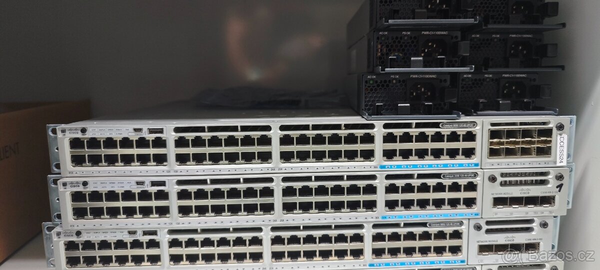 6x switch Cisco Catalyst 3850 – 12X48U (UPOE)